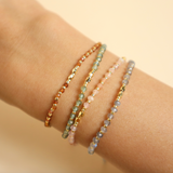 Good Vibes Adjustable Gemstone Crystal Bracelets