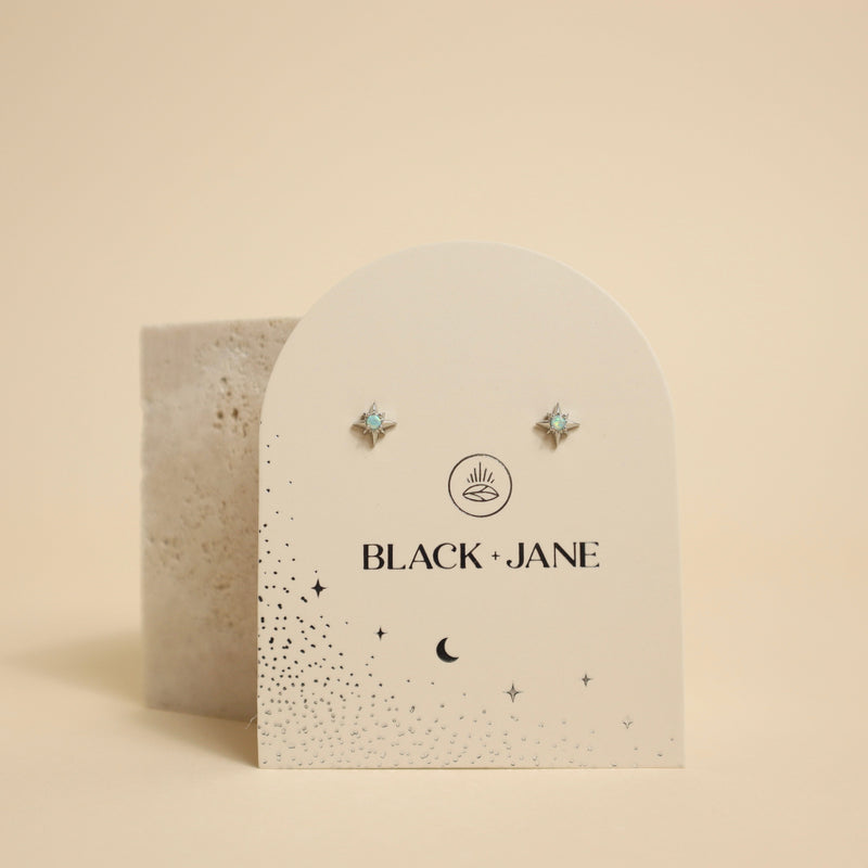 18K Vermeil Liv Opal Stud Earrings