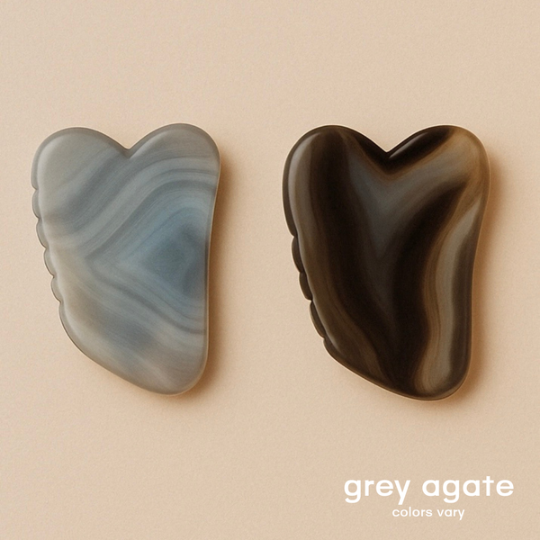 Ethical Brazilian Agate Crystal Gua Sha Facial Tool 